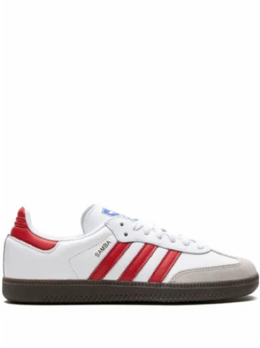 adidas Samba OG "White/Red", Size 5.5 Men’s/ Size 7 Women’s